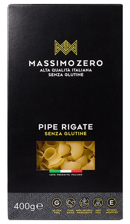 MASSIMO ZERO PIPE RIGATE 400 G - Farmacia Sant Anna SAS del Dott. Mariani Federigo