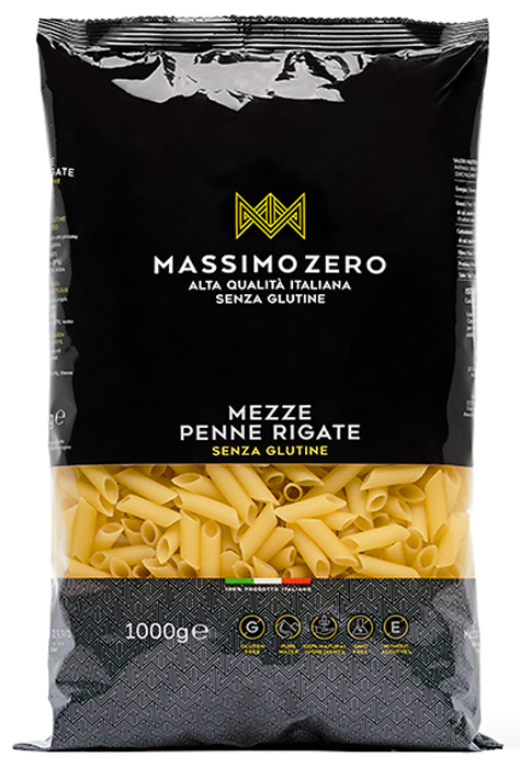 MASSIMO ZERO MEZZE PENNE RIGATE 1 KG - Farmacia Sant Anna SAS del Dott. Mariani Federigo