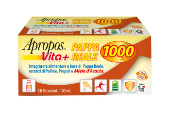 APROPOS VITA+ PAPPA REALE 1000MG 10 FLACONCINI DA 10 ML - Farmacia Sant Anna SAS del Dott. Mariani Federigo