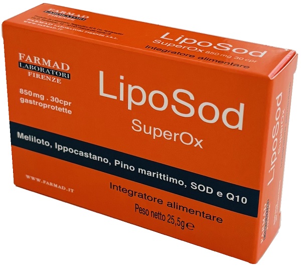 LIPOSOD 850MG 30 COMPRESSE - Farmacia Sant Anna SAS del Dott. Mariani Federigo