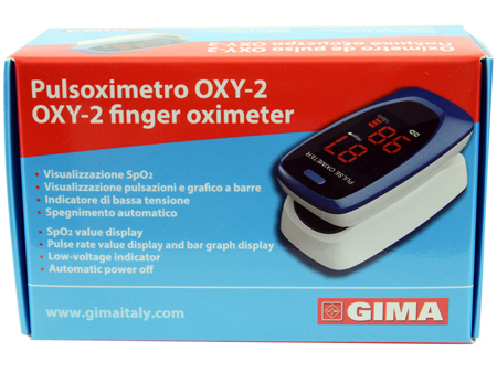 PULSOXIMETRO DA DITO OXY-2 SCHERMO LED 60X30,5X32,5MM 1 PEZZO - Farmacia Sant Anna SAS del Dott. Mariani Federigo