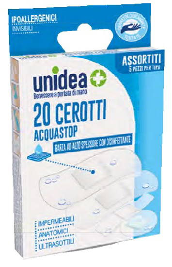 CEROTTO UNIDEA IMPERMEABILE ASSORTITI 20 PEZZI - Farmacia Sant Anna SAS del Dott. Mariani Federigo
