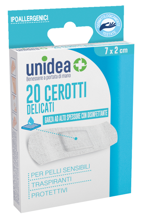 CEROTTO UNIDEA TESSUTO NON TESSUTO MEDI 7X2 CM 20 PEZZI - Farmacia Sant Anna SAS del Dott. Mariani Federigo