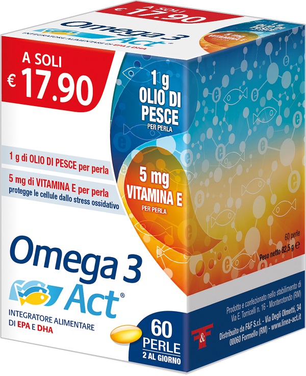 OMEGA 3 ACT 1G 60 PERLE - Farmacia Sant Anna SAS del Dott. Mariani Federigo