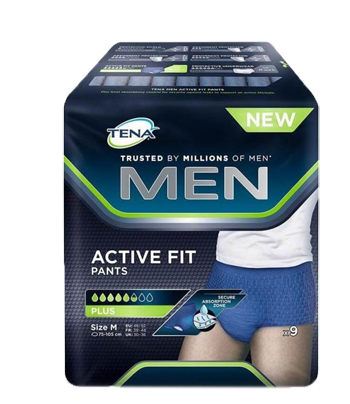 PULL UP UOMO TENA MEN PANTS ACTIVE FIT M 9 PEZZI - Farmacia Sant Anna SAS del Dott. Mariani Federigo