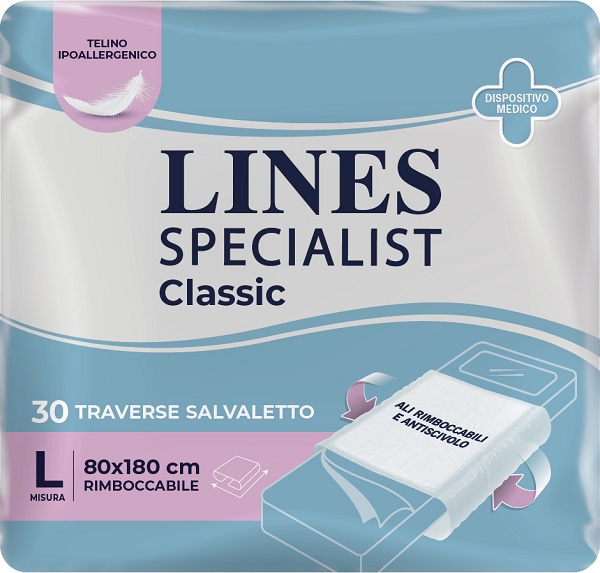 TRAVERSA LINES SPECIALIST CLASSIC 80X180 CM 30 PEZZI - Farmacia Sant Anna SAS del Dott. Mariani Federigo