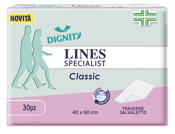 TRAVERSA PER INCONTINENZA LINES SPECIALIST CLASSIC 40X60 CM 30 PEZZI - Farmacia Sant Anna SAS del Dott. Mariani Federigo