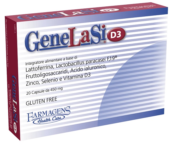 GENELASI D3 20 CAPSULE 450 MG - Farmacia Sant Anna SAS del Dott. Mariani Federigo