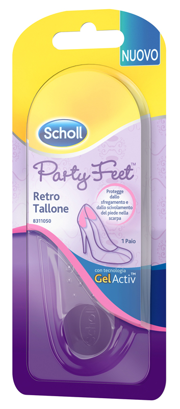 PLANTARE ORTOPEDICO PER RETRO TALLONE PARTY FEET SCHOLL GEL ACTIV 1 PAIO - Farmacia Sant Anna SAS del Dott. Mariani Federigo