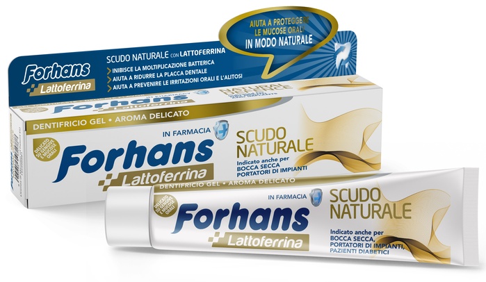FORHANS DENTIFRICIO SCUDO NATURALE 75 ML - Farmacia Sant Anna SAS del Dott. Mariani Federigo
