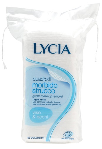 LYCIA 50 QUADROTTI COTONE STRISCIA 12 PEZZI - Farmacia Sant Anna SAS del Dott. Mariani Federigo