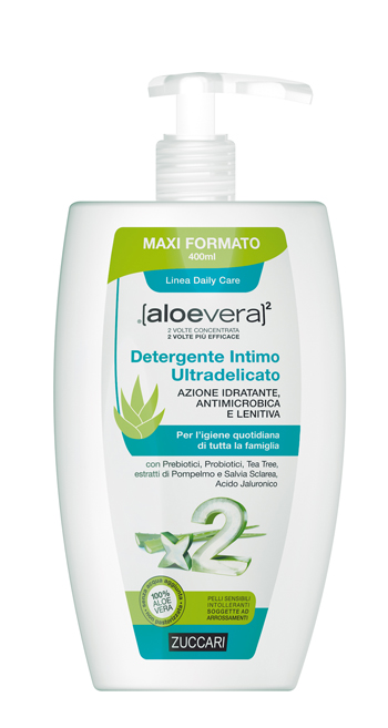 ALOEVERA2 DETERGENTE INTIMO ULTRADELICATO 400 ML - Farmacia Sant Anna SAS del Dott. Mariani Federigo
