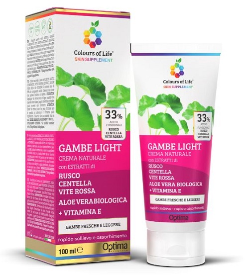 COLOURS OF LIFE SKIN SUPPLEMENT GAMBE LIGHT CREMA 100 ML - Farmacia Sant Anna SAS del Dott. Mariani Federigo