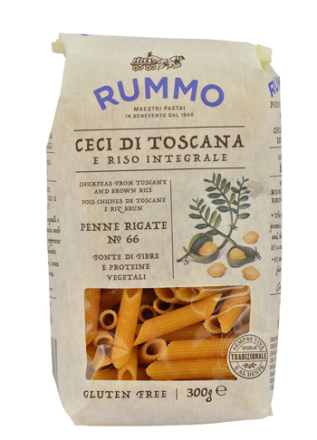RUMMO PENNE RIGATE N 66 CECI DI TOSCANA E RISO INTEGRALE 300 G - Farmacia Sant Anna SAS del Dott. Mariani Federigo