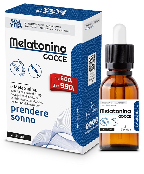 SANAVITA MELATONINA GOCCE 15 ML - Farmacia Sant Anna SAS del Dott. Mariani Federigo