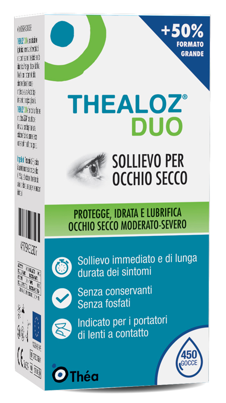 THEALOZ DUO SOLUZIONE OFTALMICA FLACONE 15 ML - Farmacia Sant Anna SAS del Dott. Mariani Federigo