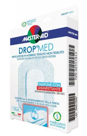 MEDICAZIONE MASTER-AID DROP MED 10 X 10 CM 5 PEZZI - Farmacia Sant Anna SAS del Dott. Mariani Federigo