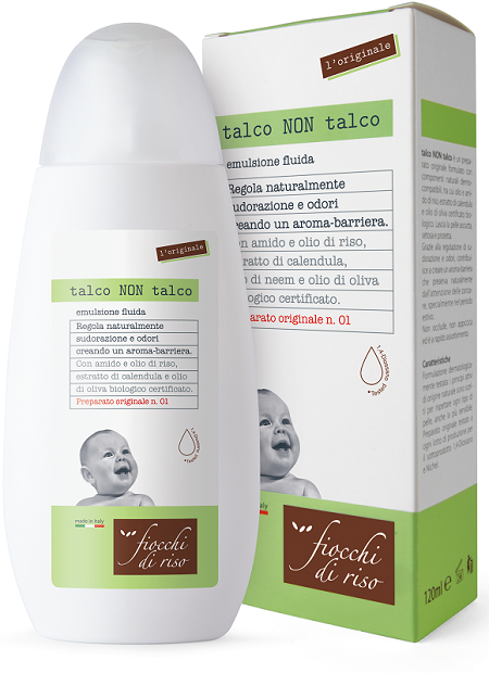 FIOCCHI DI RISO TALCO NON TALCO 120 ML - Farmacia Sant Anna SAS del Dott. Mariani Federigo