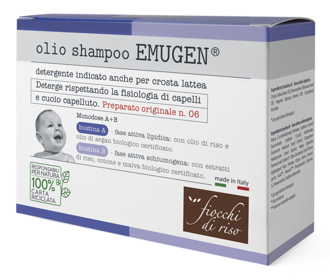 FIOCCHI DI RISO EMUGEN OLIO SHAMPOO ULTRADELICATO 45 ML - Farmacia Sant Anna SAS del Dott. Mariani Federigo