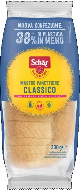 SCHAR CLASSICO DEL MASTRO PANETTIERE PANE BIANCO SENZA LATTOSIO 330 G - Farmacia Sant Anna SAS del Dott. Mariani Federigo