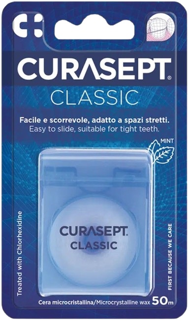 CURASEPT FLOSS CLASSIC CERATO CLOREXIDINA - Farmacia Sant Anna SAS del Dott. Mariani Federigo