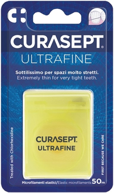 CURASEPT ULTRAFINE FILO INTERDENTALE NON CERATO CLOREXIDINA - Farmacia Sant Anna SAS del Dott. Mariani Federigo
