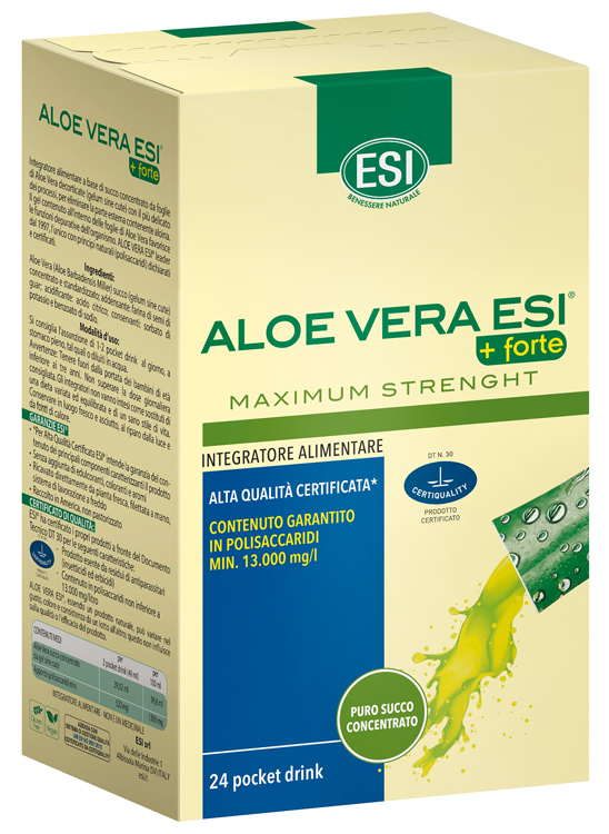 ESI ALOE VERA SUCCO + FORTE 24 POCKET DRINK - Farmacia Sant Anna SAS del Dott. Mariani Federigo
