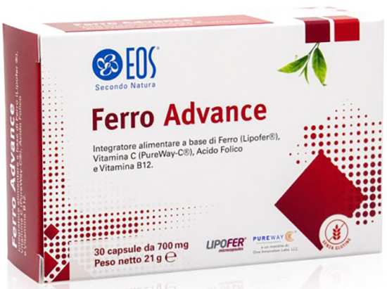 EOS FERRO ADVANCE 30 CAPSULE - Farmacia Sant Anna SAS del Dott. Mariani Federigo