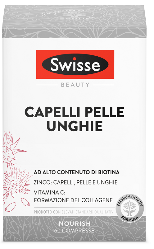SWISSE CAPELLI PELLE UNGHIE 60 COMPRESSE - Farmacia Sant Anna SAS del Dott. Mariani Federigo