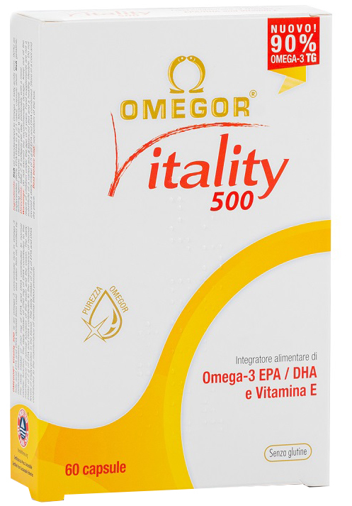 OMEGOR VITALITY 500 60 CAPSULE - Farmacia Sant Anna SAS del Dott. Mariani Federigo