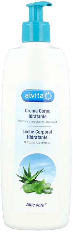 ALVITA CREMA CORPO IDRATANTE ALOE VERA 400 ML - Farmacia Sant Anna SAS del Dott. Mariani Federigo