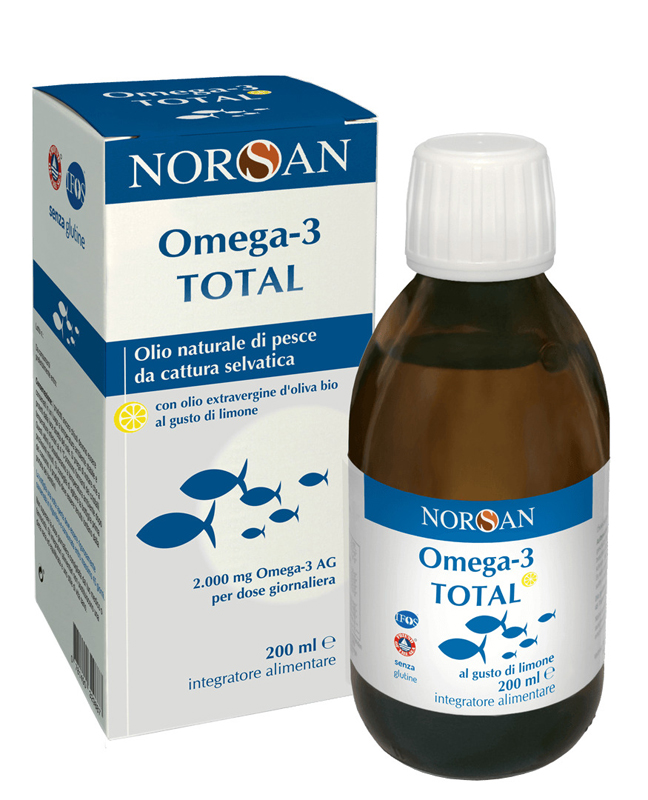 NORSAN OMEGA 3 TOTAL 200 ML GUSTO LIMONE - Farmacia Sant Anna SAS del Dott. Mariani Federigo