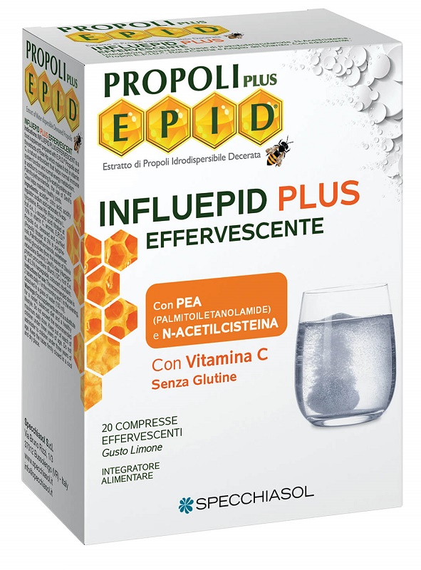INFLUEPID PLUS EFFERVESCENTE PEA 20 COMPRESSE - Farmacia Sant Anna SAS del Dott. Mariani Federigo