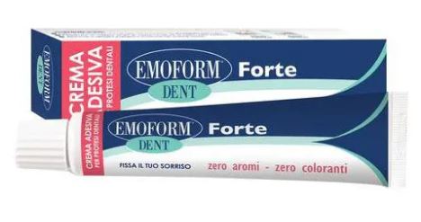 CREMA ADESIVA EMOFORM DENT FORTE PER PROTESI DENTALI 70 G - Farmacia Sant Anna SAS del Dott. Mariani Federigo