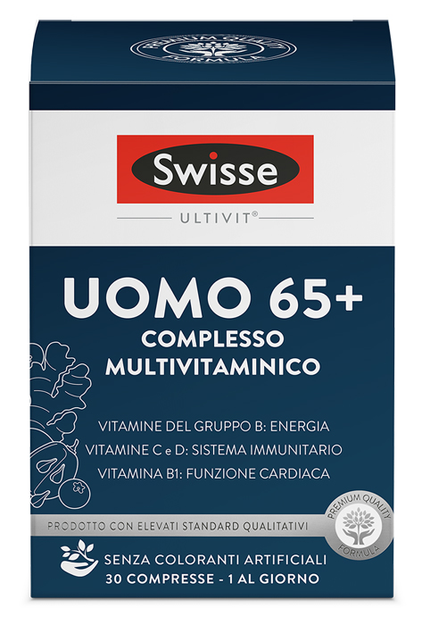 SWISSE UOMO 65+ COMPLESSO MULTIVITAMINICO 30 COMPRESSE - Farmacia Sant Anna SAS del Dott. Mariani Federigo