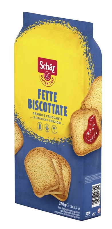 SCHAR FETTE BISCOTTATE 3 PORZIONI DA 86,7 G - Farmacia Sant Anna SAS del Dott. Mariani Federigo