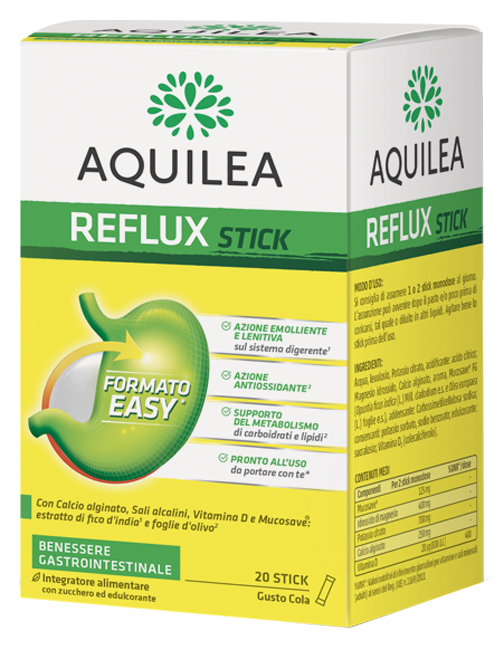 AQUILEA REFLUX 20 STICK MONODOSE - Farmacia Sant Anna SAS del Dott. Mariani Federigo