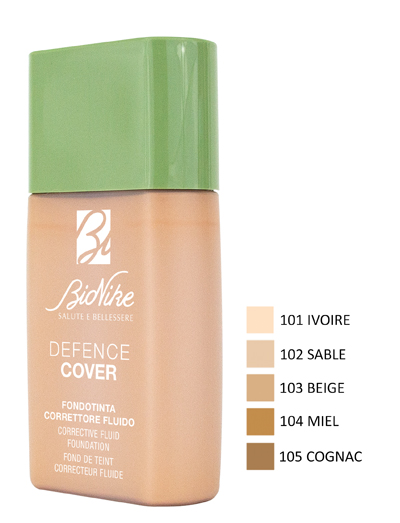 DEFENCE COVER FONDOTINTA CORRETTORE FLUIDO 103 40 ML - Farmacia Sant Anna SAS del Dott. Mariani Federigo