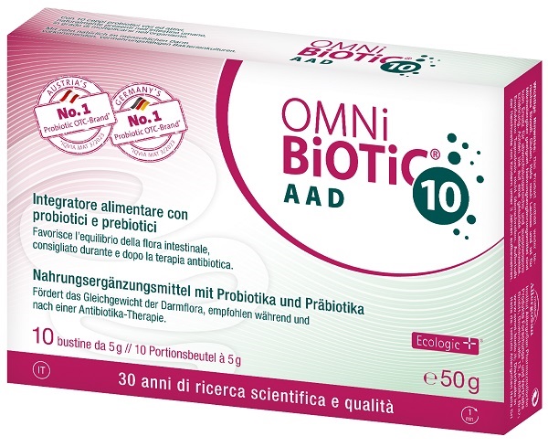 OMNI BIOTIC 10 AAD 10 BUSTINE DA 5 G - Farmacia Sant Anna SAS del Dott. Mariani Federigo