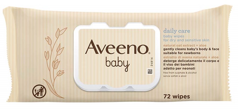 AVEENO BABY SALVIETTINE 72 PEZZI - Farmacia Sant Anna SAS del Dott. Mariani Federigo