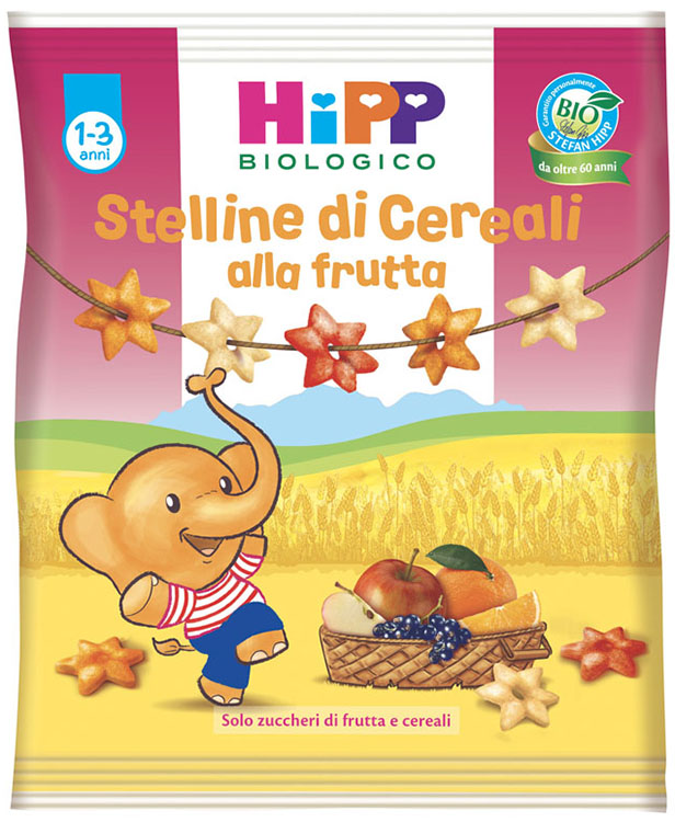 HIPP BIO STELLINE DI CEREALI ALLA FRUTTA 30 G - Farmacia Sant Anna SAS del Dott. Mariani Federigo