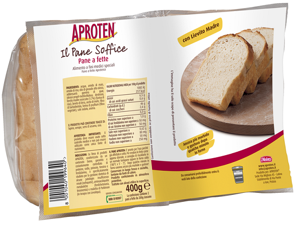 APROTEN PANE BIANCO FETTE 2 PEZZI DA 200 G - Farmacia Sant Anna SAS del Dott. Mariani Federigo
