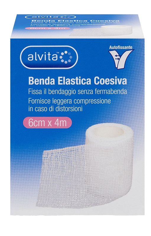 BENDA ELASTICA AUTOADESIVA ALVITA 6X4CM - Farmacia Sant Anna SAS del Dott. Mariani Federigo
