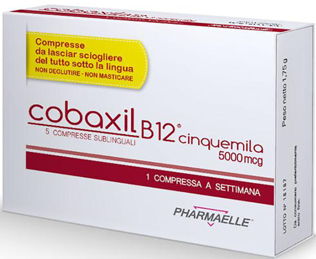 COBAXIL B12 5000MCG 5 COMPRESSE SUBLINGUALI - Farmacia Sant Anna SAS del Dott. Mariani Federigo