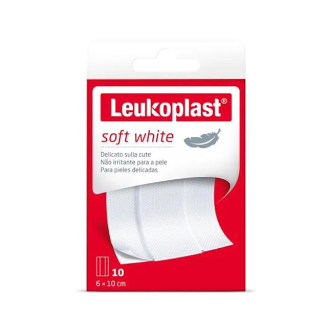 LEUKOPLAST SOFT WHITE 100 X 6 CM 10 PEZZI - Farmacia Sant Anna SAS del Dott. Mariani Federigo