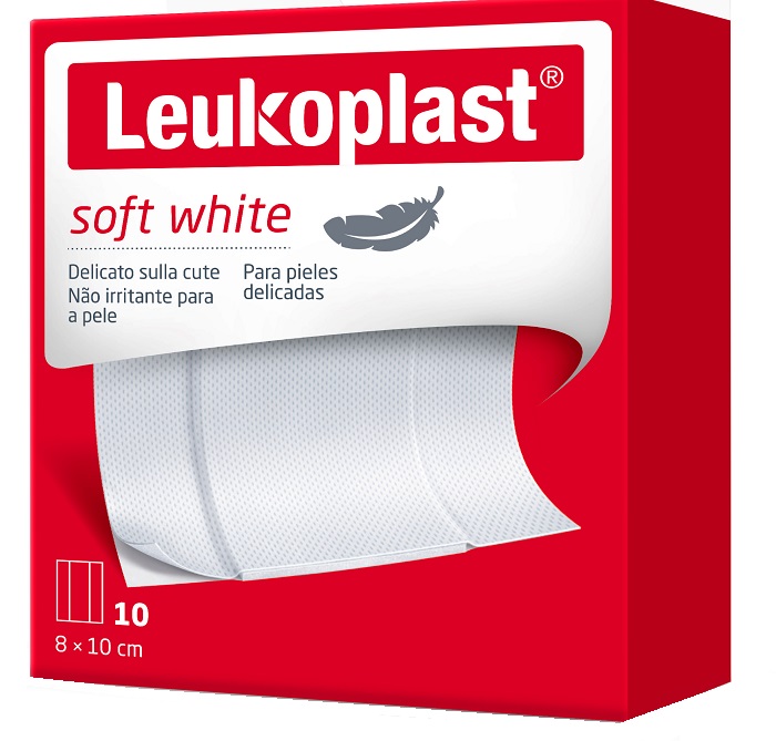 LEUKOPLAST SOFT WHITE 100 X 8 CM 10 PEZZI - Farmacia Sant Anna SAS del Dott. Mariani Federigo