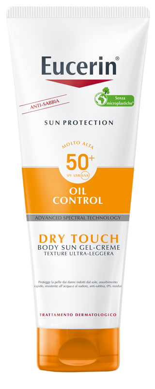 EUCERIN SUN PROTECTION OIL CONTROL DRY TOUCH SPF 50+ SUN GEL CREME 200 ML - Farmacia Sant Anna SAS del Dott. Mariani Federigo