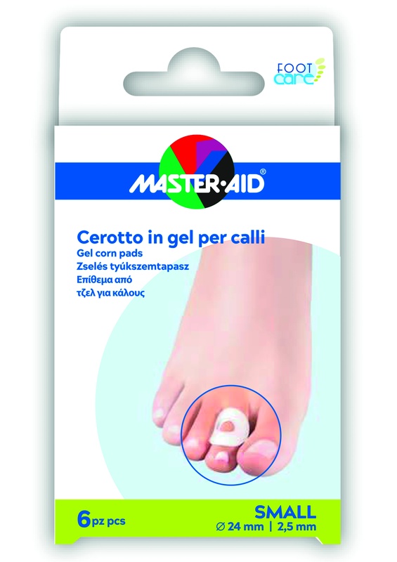 CEROTTO PROTEZIONE CALLI MASTER-AID FOOTCARE IN GEL SMALL 6 PEZZI B10 - Farmacia Sant Anna SAS del Dott. Mariani Federigo