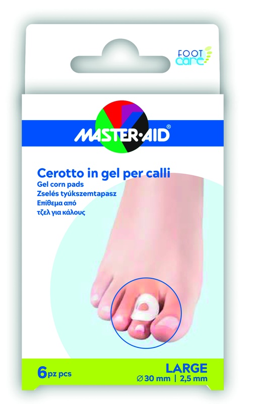 CEROTTO PROTEZIONE CALLI MASTER-AID FOOTCARE IN GEL LARGE 6 PEZZI B11 - Farmacia Sant Anna SAS del Dott. Mariani Federigo