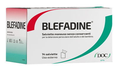 BLEFADINE 14 SALVIETTE MONOUSO PER DETERSIONE PERIOCULARE - Farmacia Sant Anna SAS del Dott. Mariani Federigo